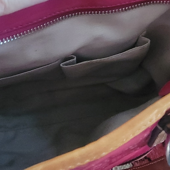 Coach Pink Patent Leather Tote Bag - Picture 5 of 12